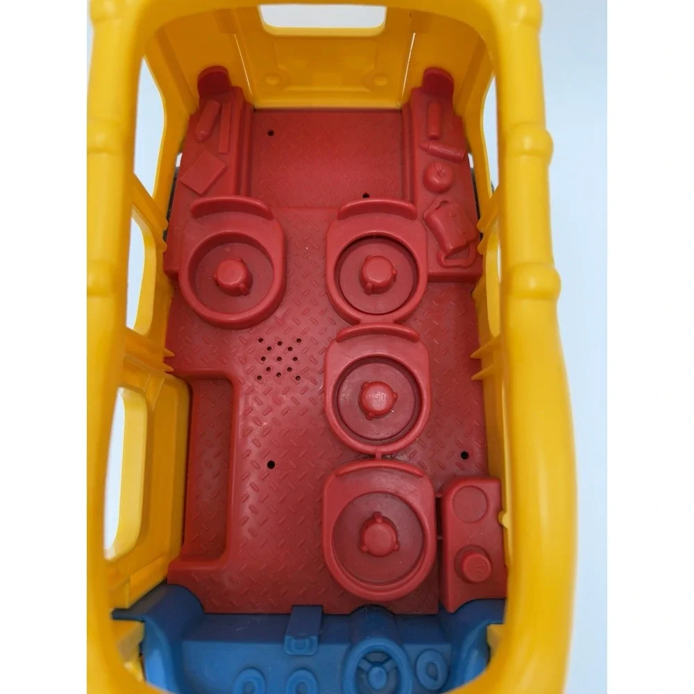 2005 FISHER PRICE LITTLE PEOPLE LIL' MOVERS SCHOOL BUS LIGHT SOUND MUSIC TESTED